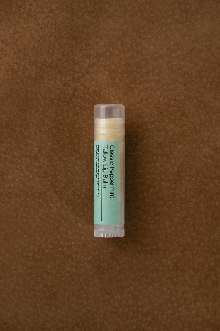 Classic Peppermint Lip Balm - Regenerative Tallow