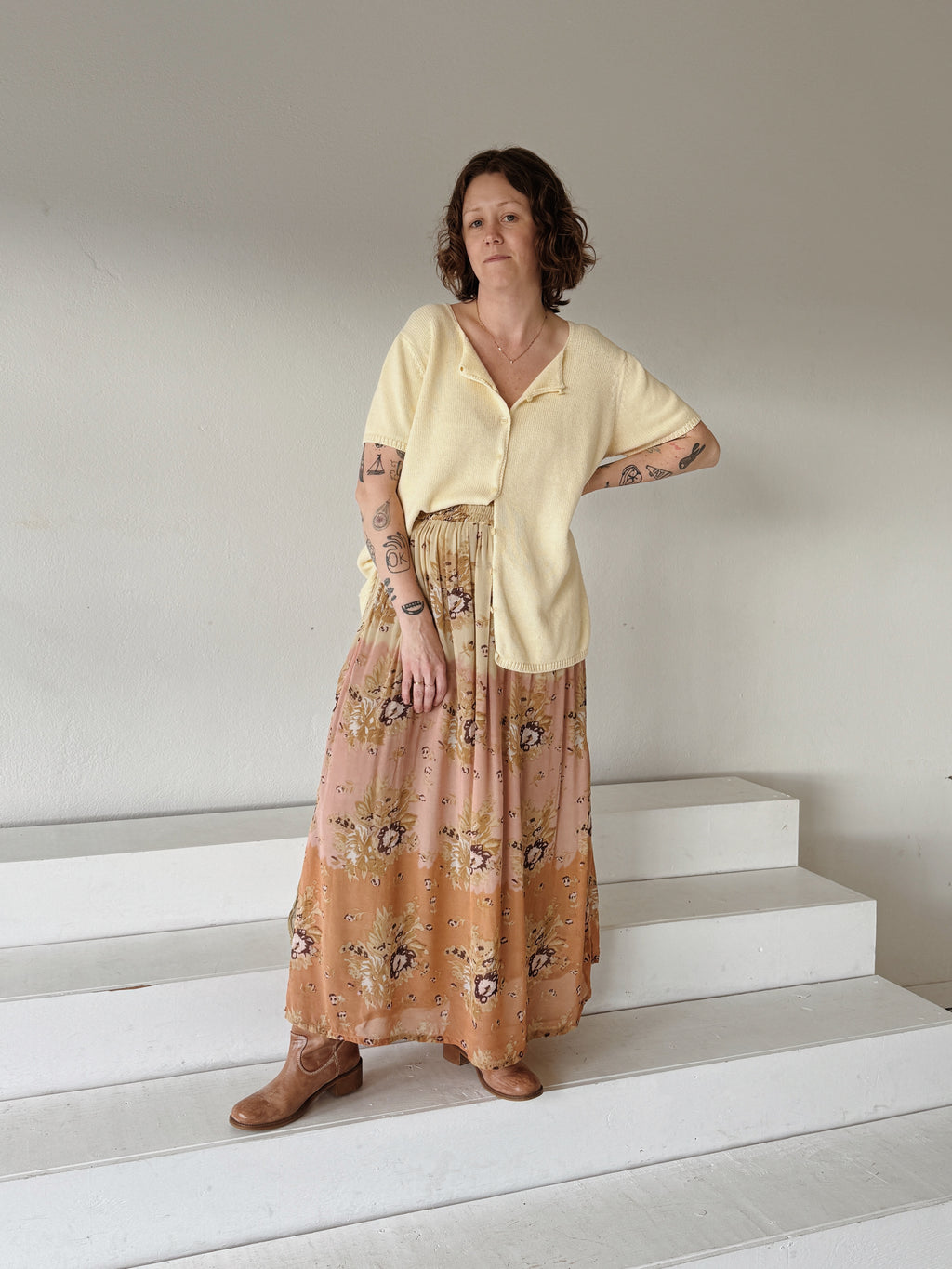 Floral Maxi Skirt