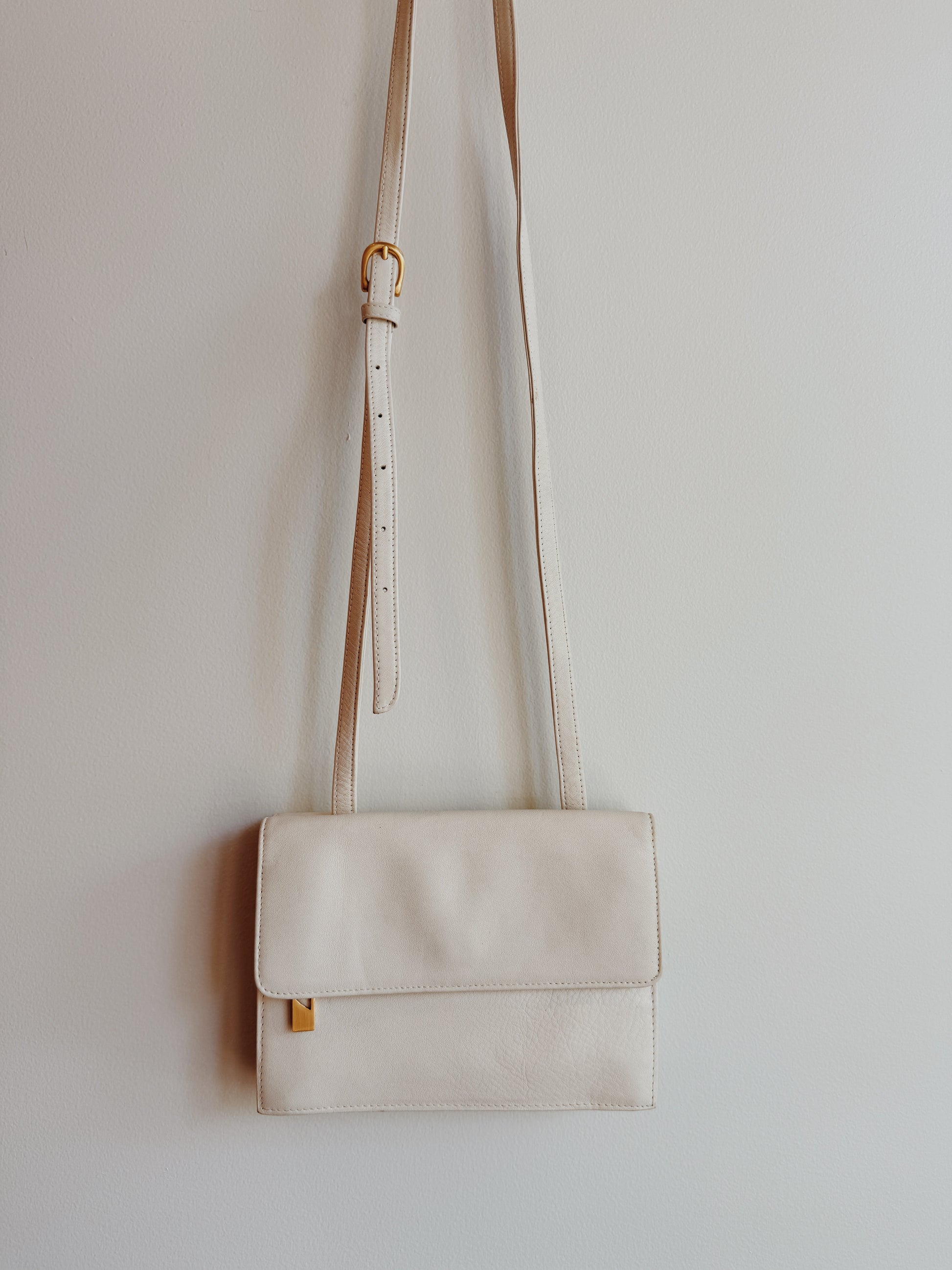 Cream Crossbody Bag