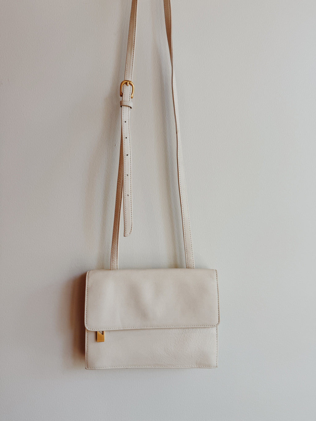 Cream Crossbody Bag