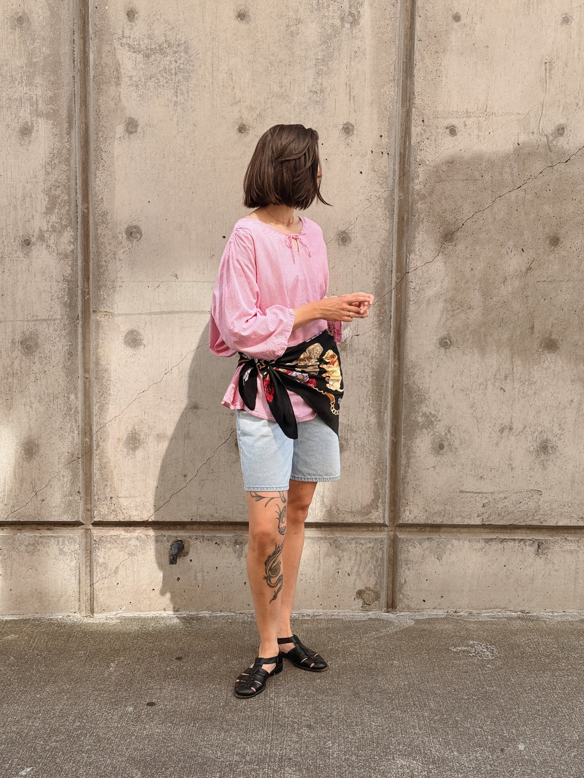Pink Stripe Tunic