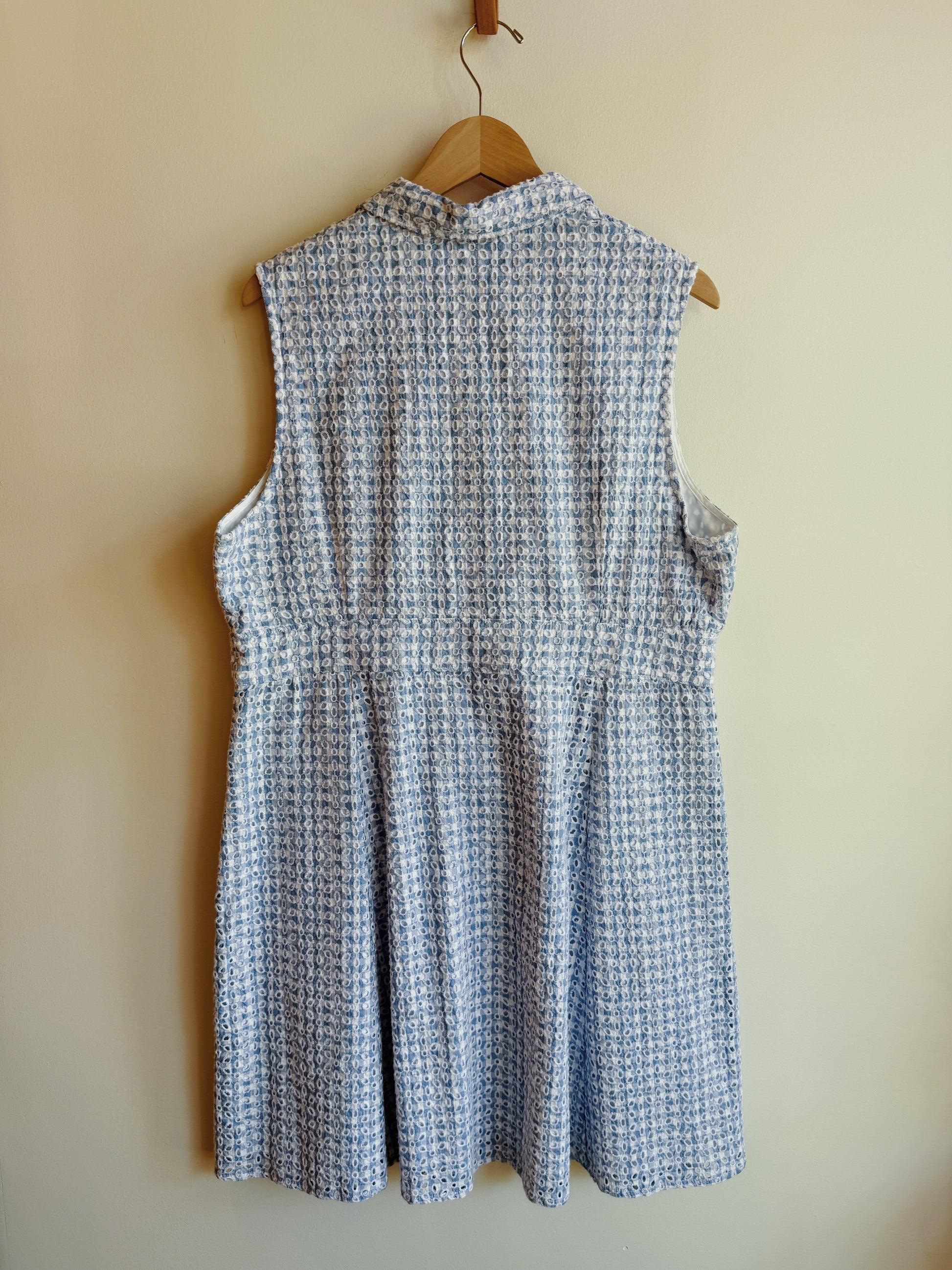 Baby Blue Sleeveless Dress