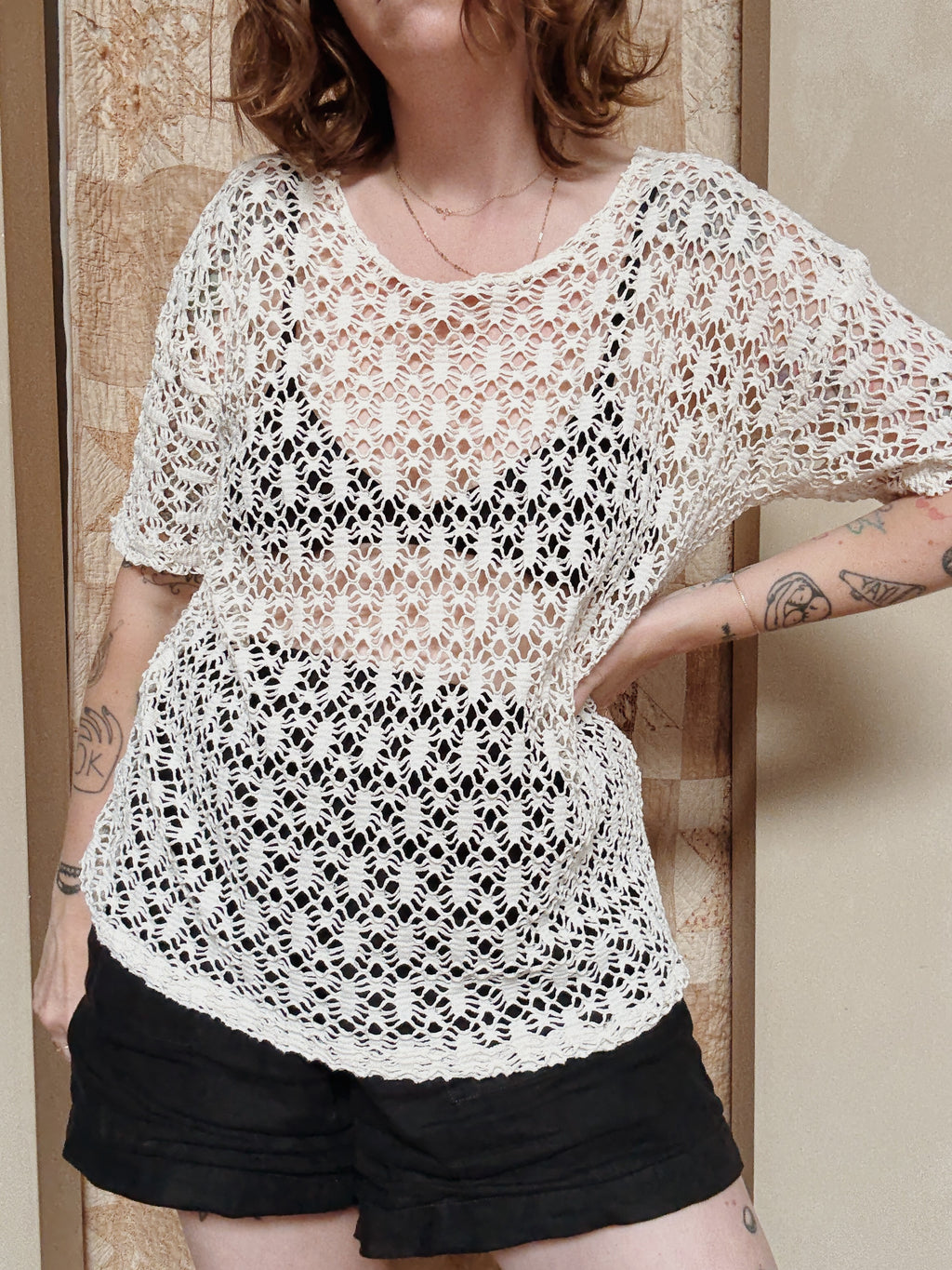 Fuego Open Knit Tee