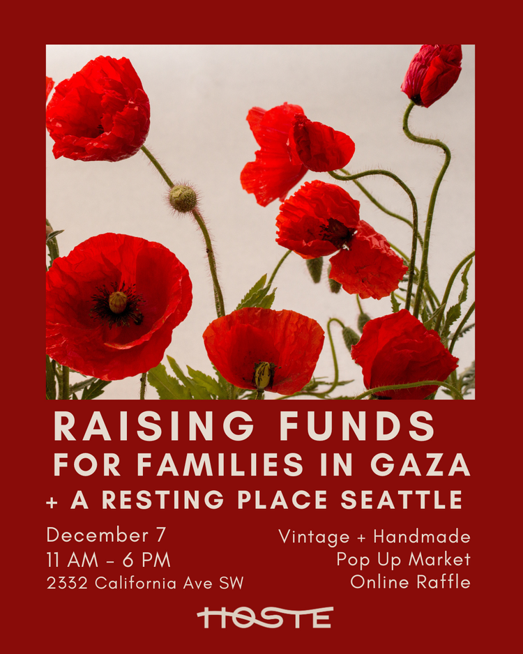 Raising Funds for Gaza Mutual Aid + A Resting Place Seattle - 12/7