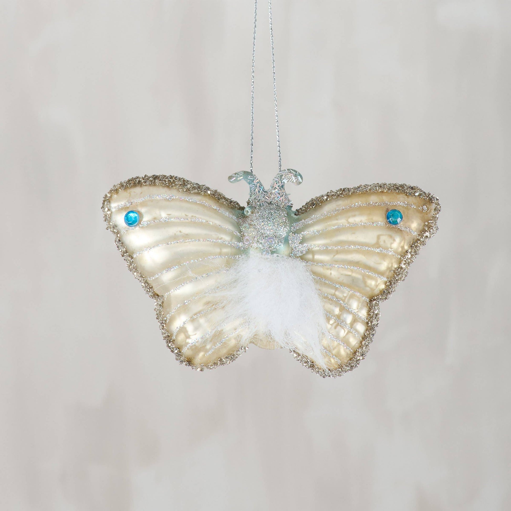 Glass Moth Ornament