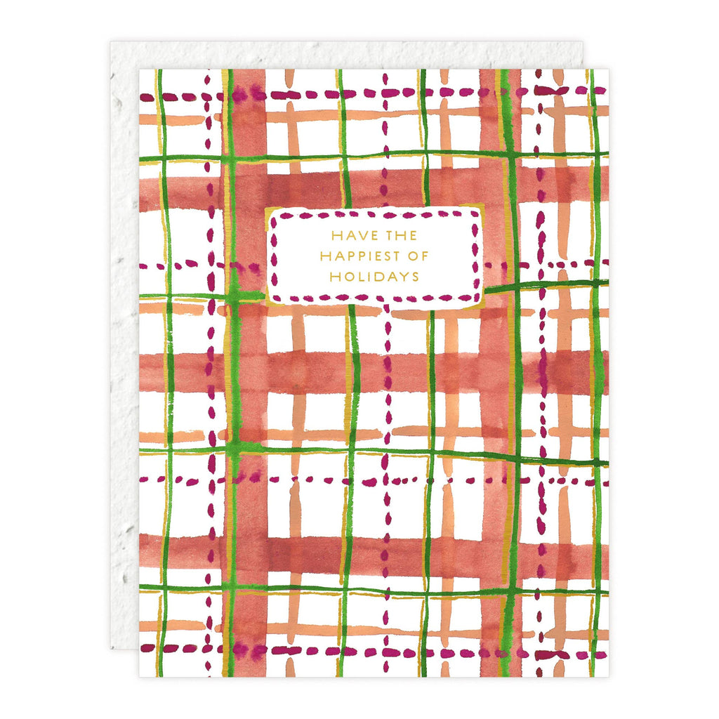Holiday Plaid - Holiday Card
