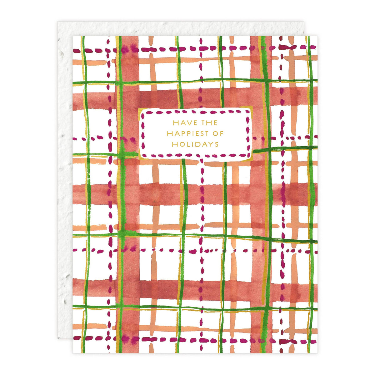 Holiday Plaid - Holiday Card