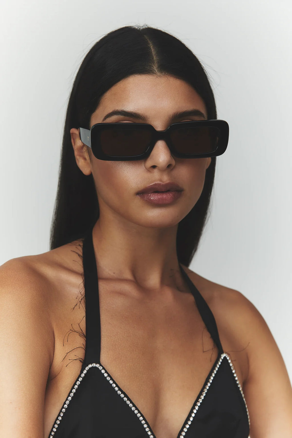 Gigi Sunnies in Gloss Black