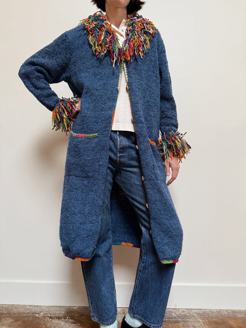 Confetti Wool Maxi Cardi