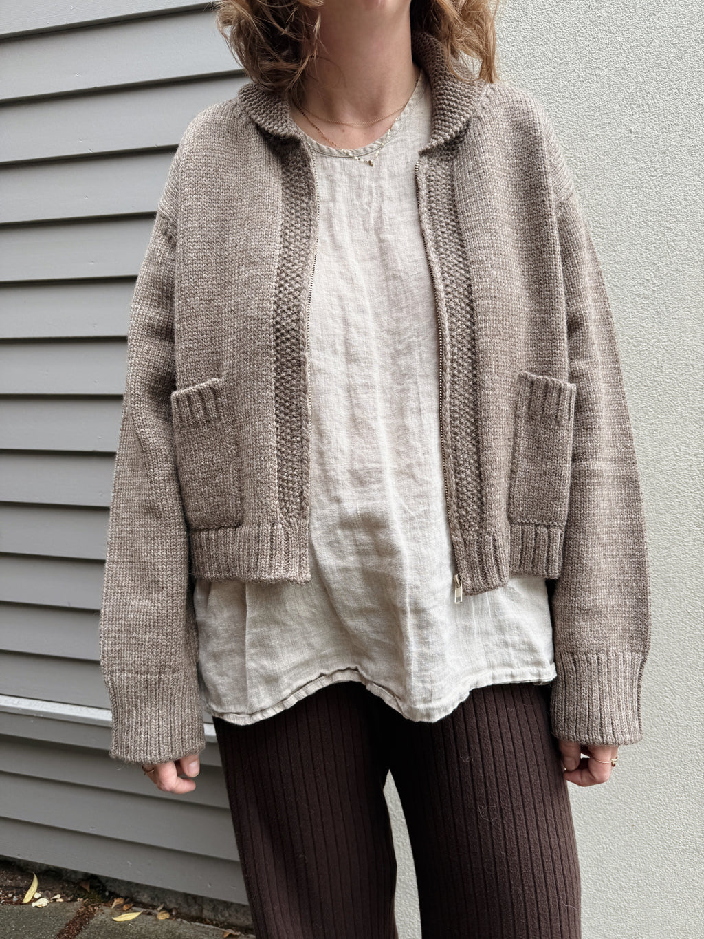 Zip Cardigan