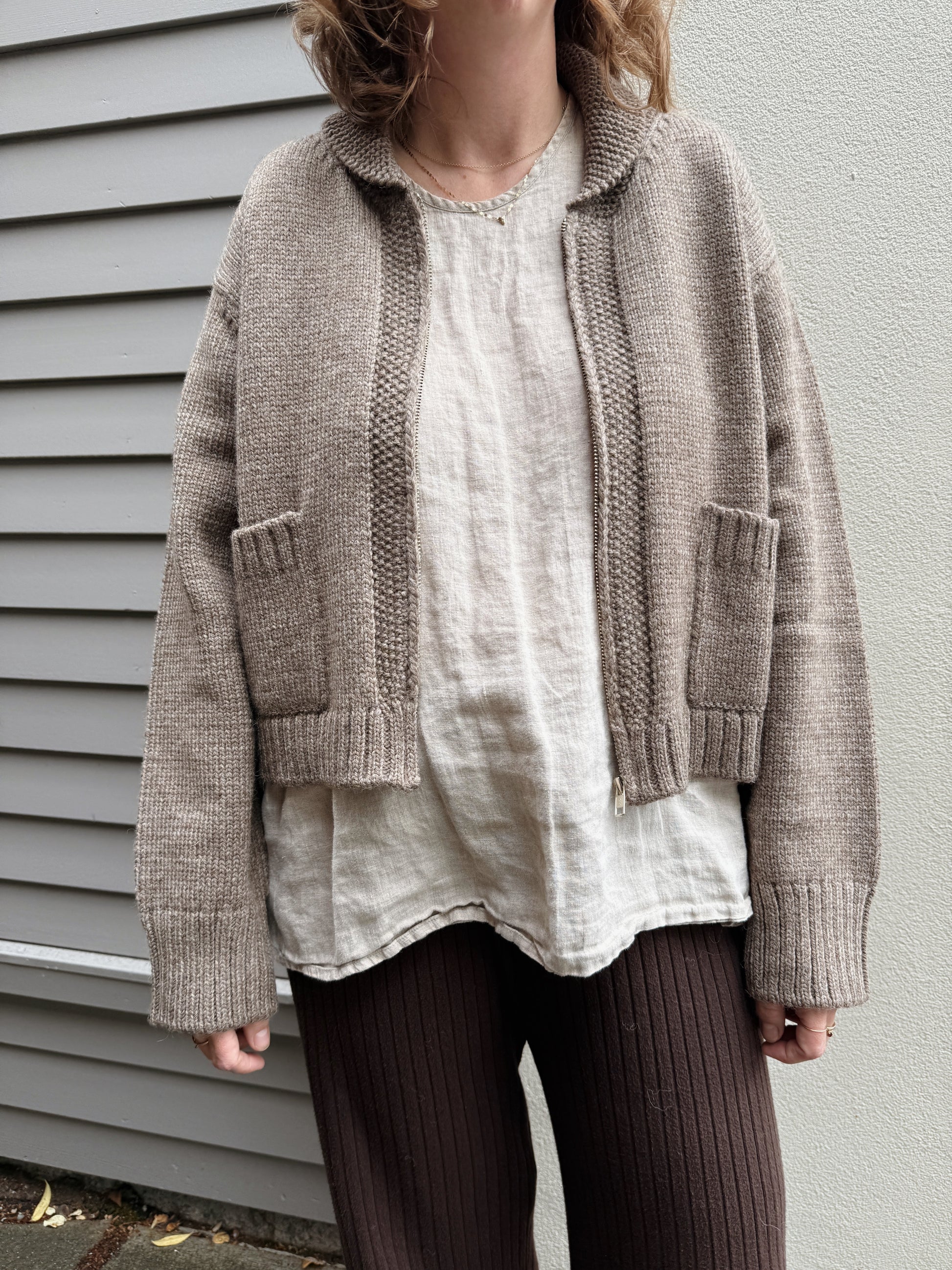 Zip Cardigan