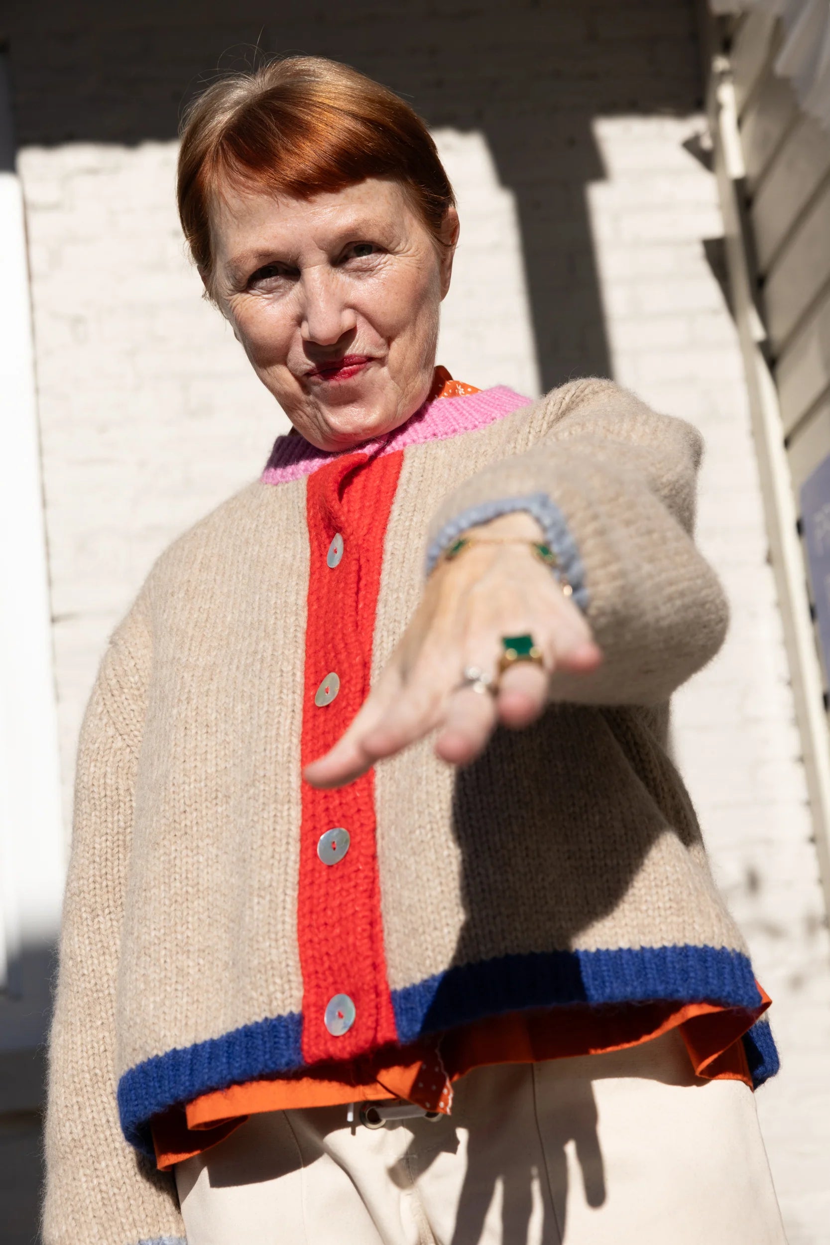Sheba Colorblock Cardigan