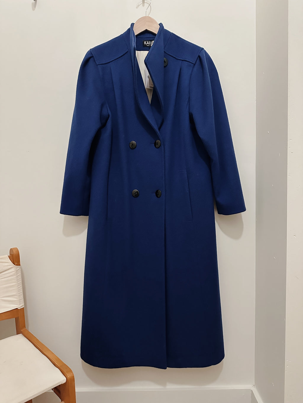 Wool Overcoat - Royal
