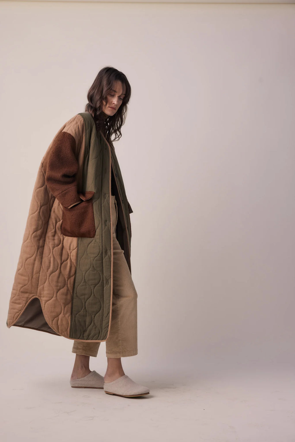 Patchwork Wool Jacket