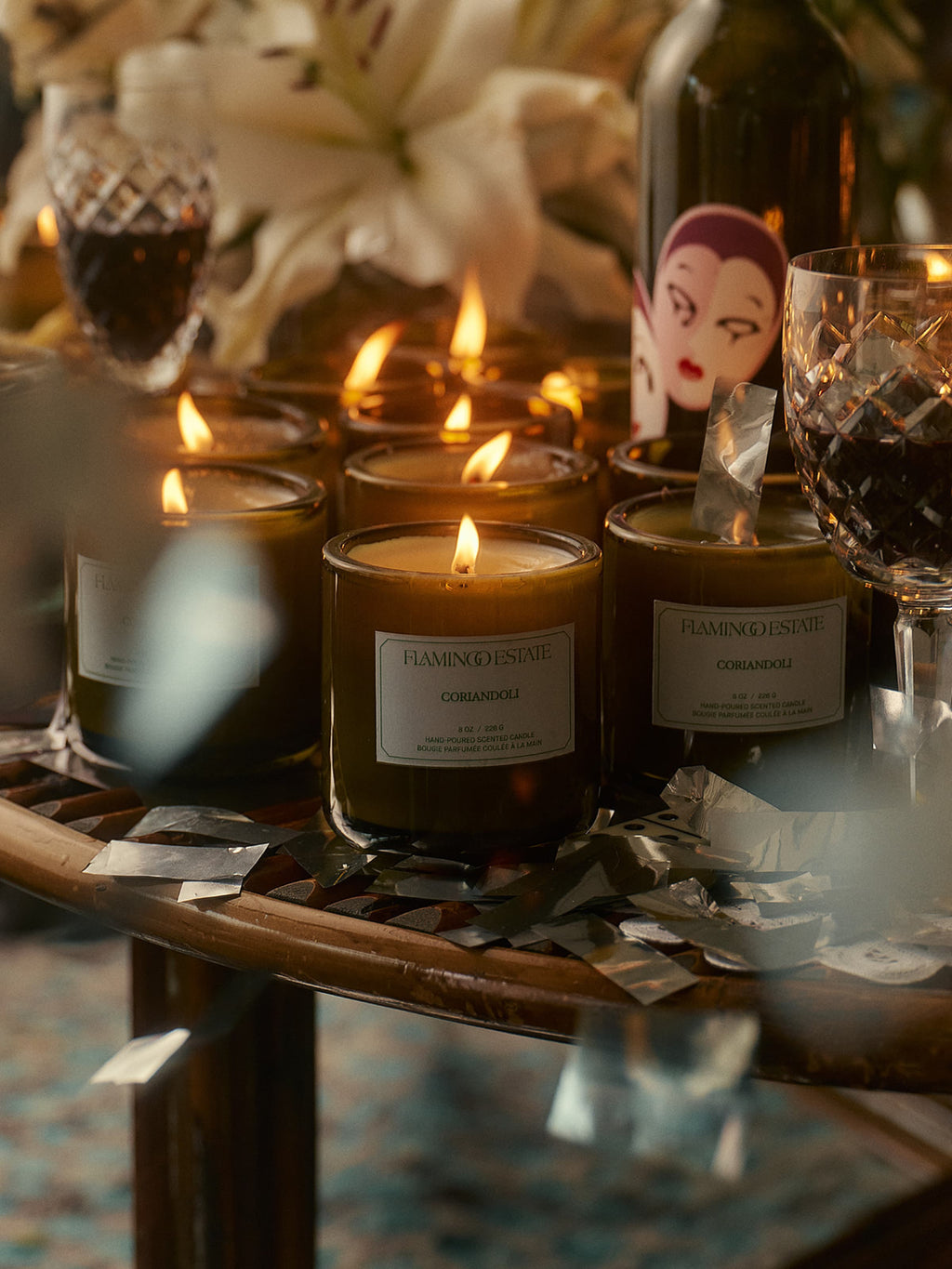 Coriandoli Candle