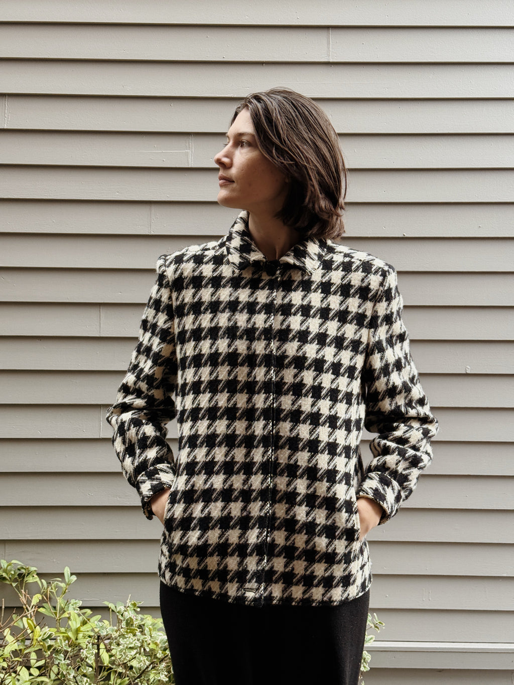 Pendleton Houndstooth Wool Jacket