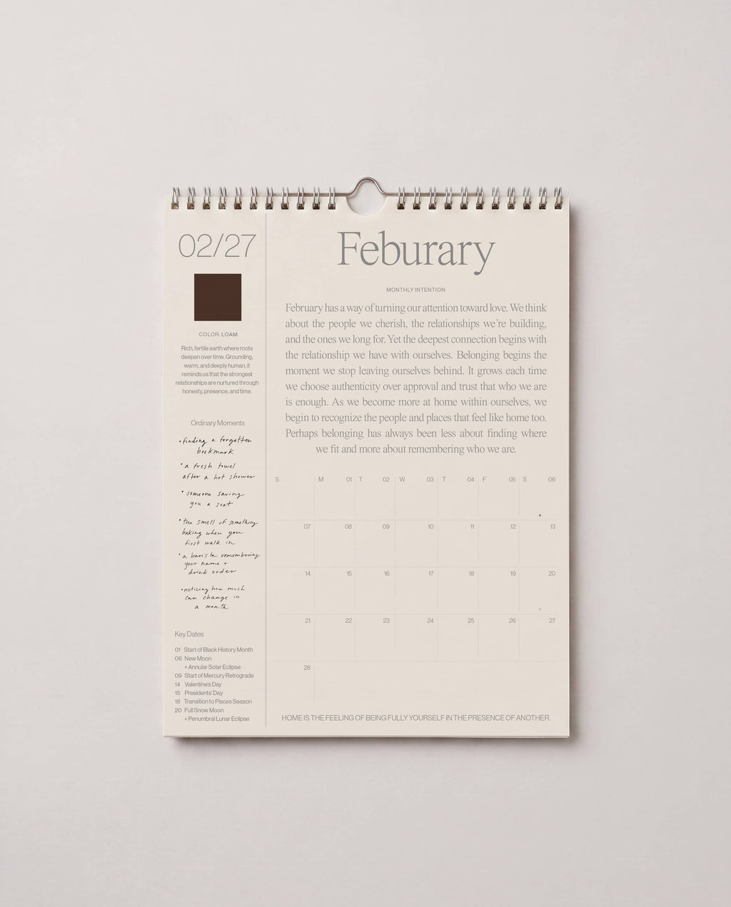 2027 Intentional Calendar