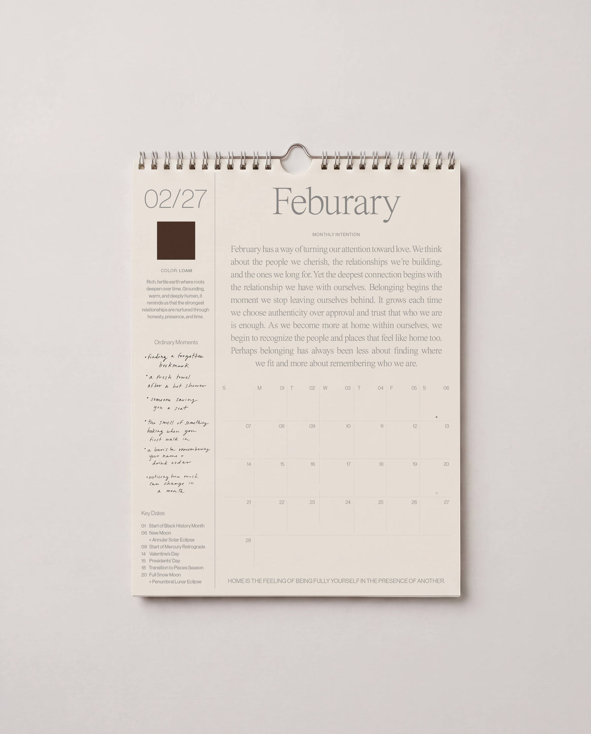 2027 Intentional Calendar
