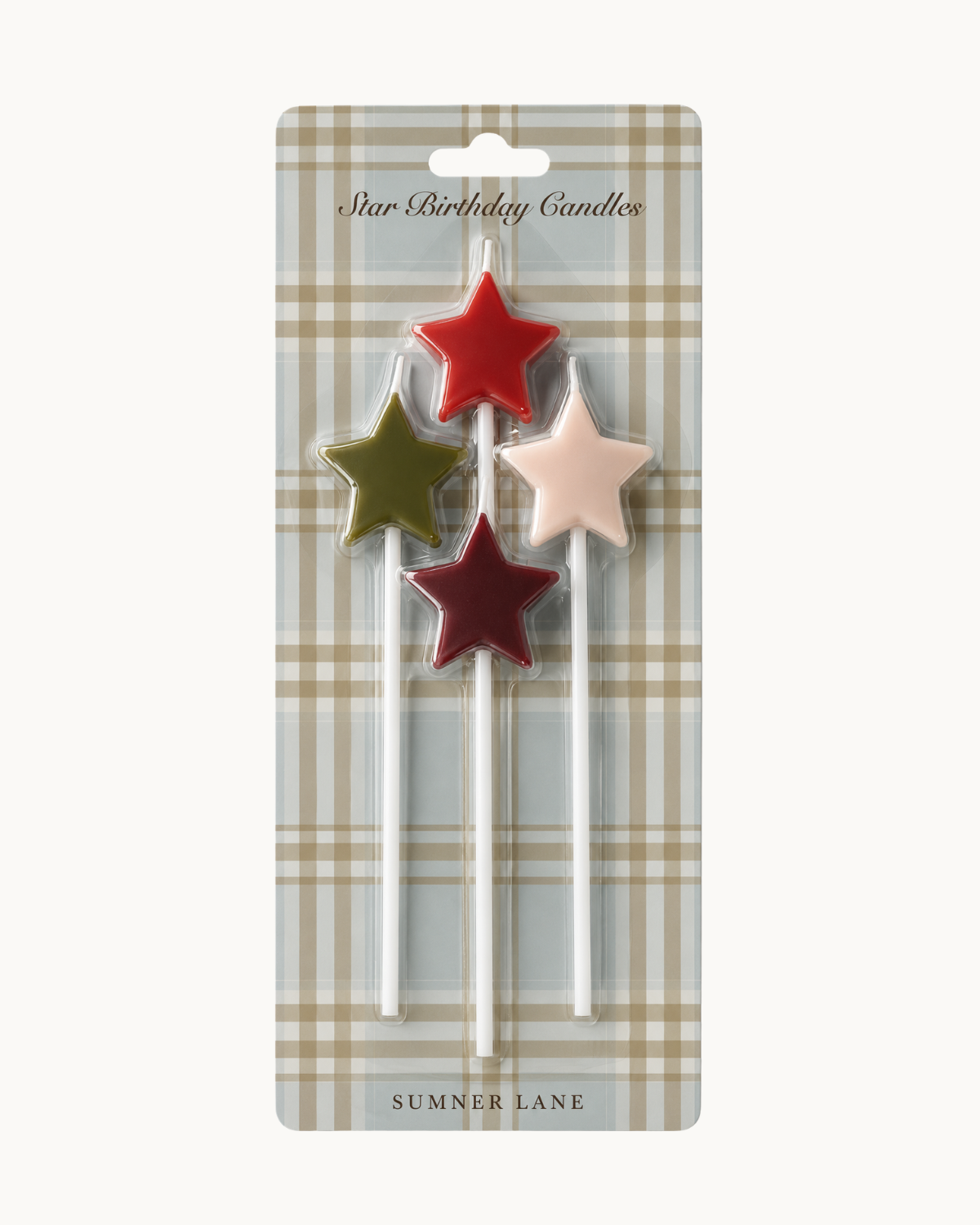 Star Candles - Cherry, Burgundy, Olive, Blush