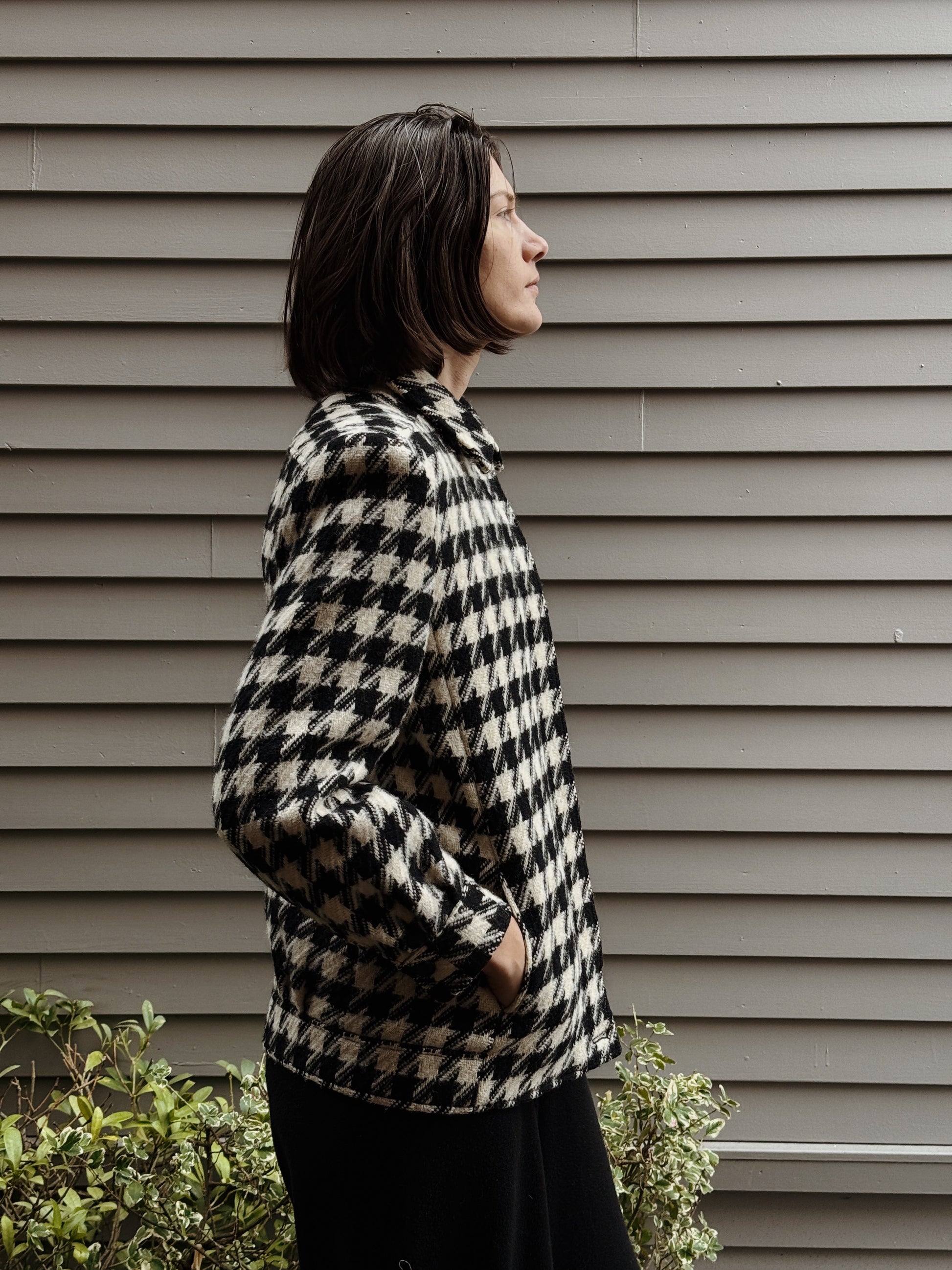 Pendleton Houndstooth Wool Jacket