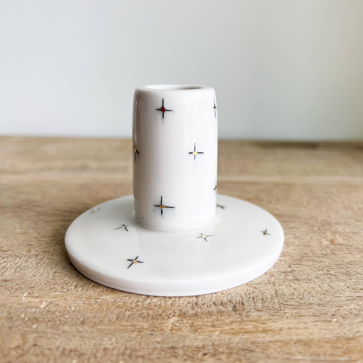 Star-crossed Taper Candle Holder