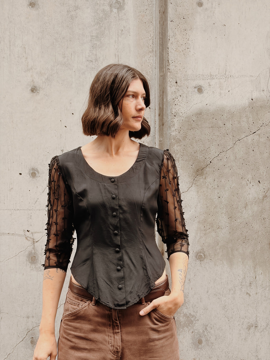 Sitting Pretty Mini Bows Blouse
