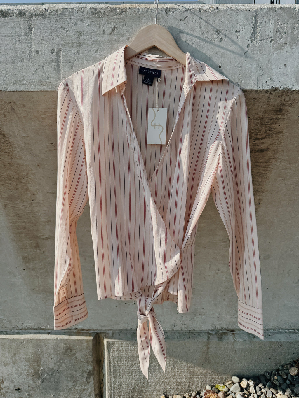 Silk Tie Blouse