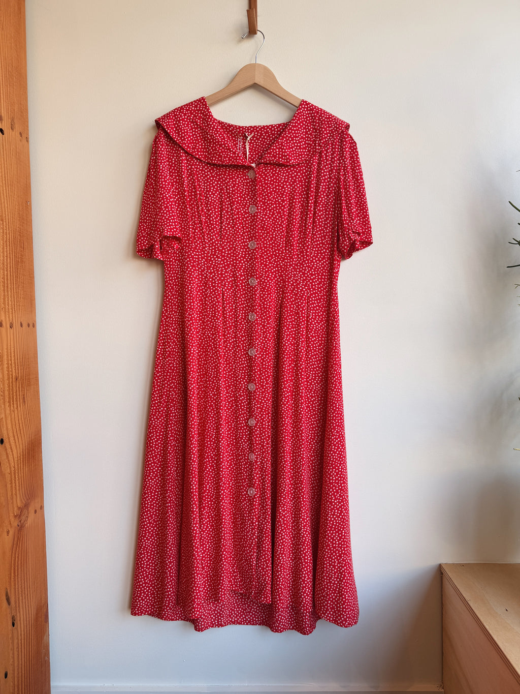 Collard Polka Dot Maxi