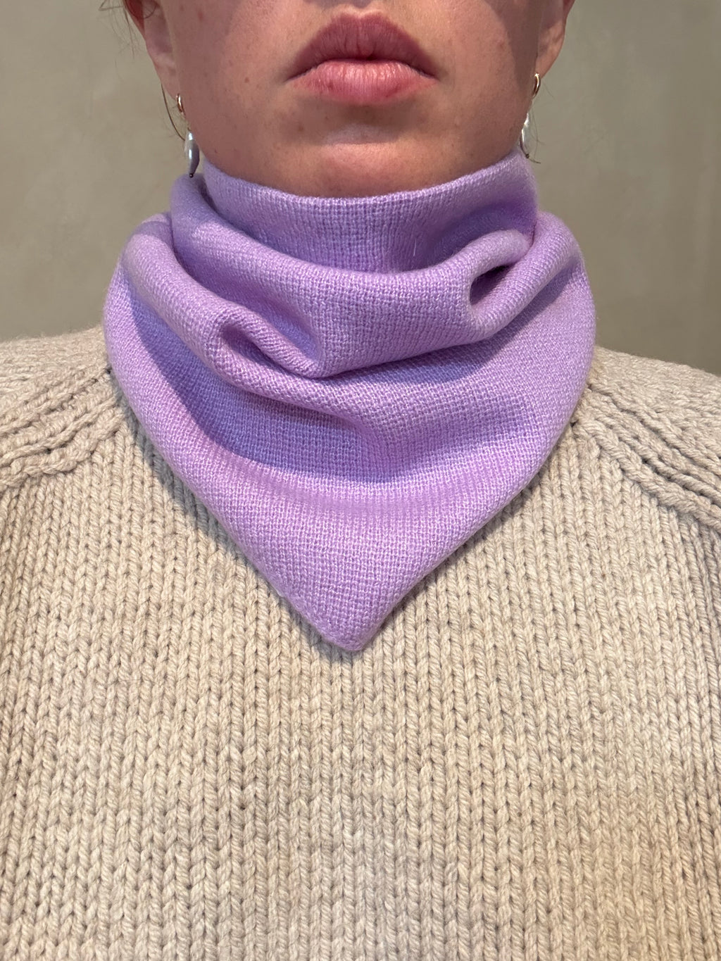 Cashmere Triangle Scarf