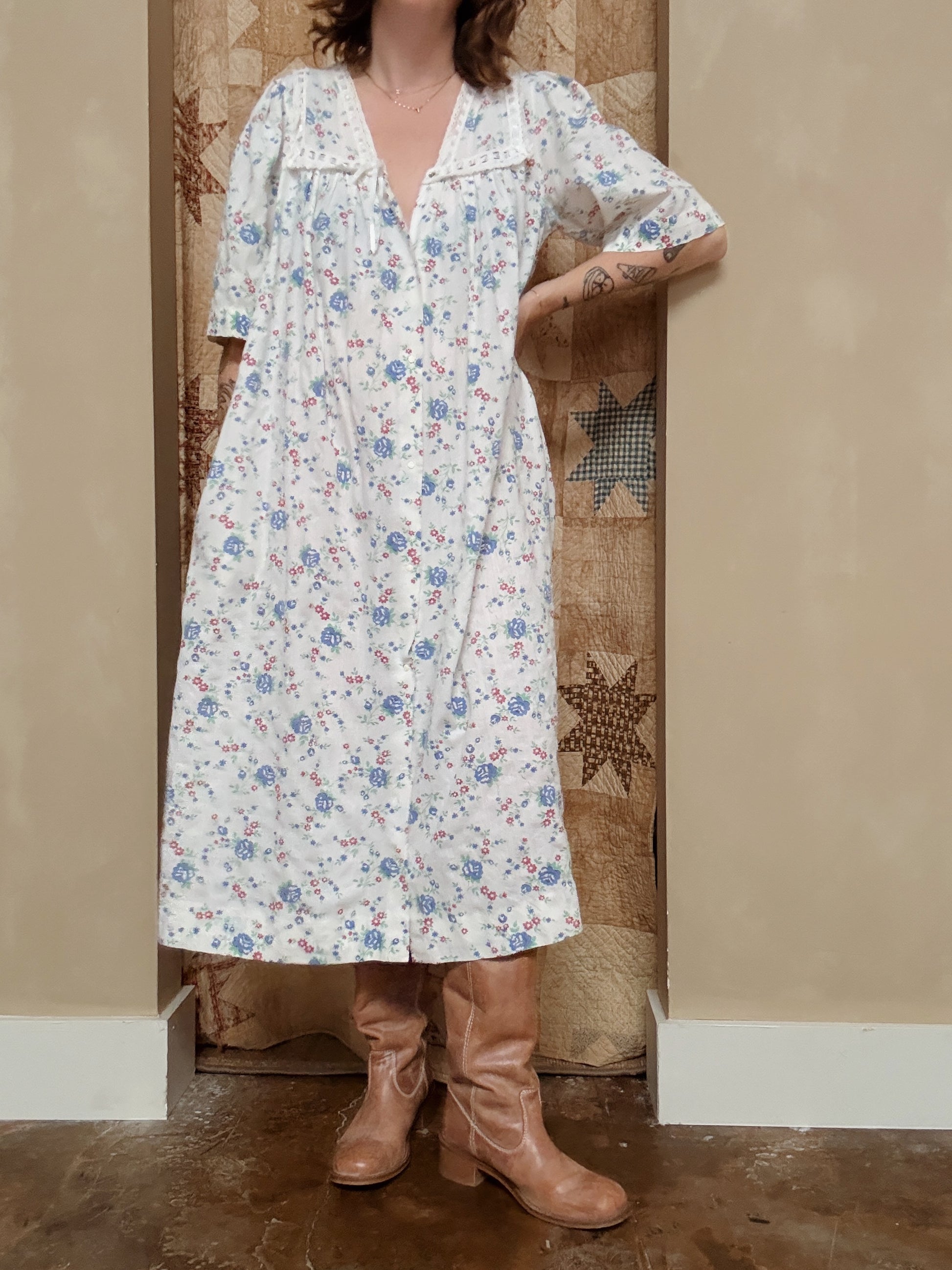 Floral House Dress