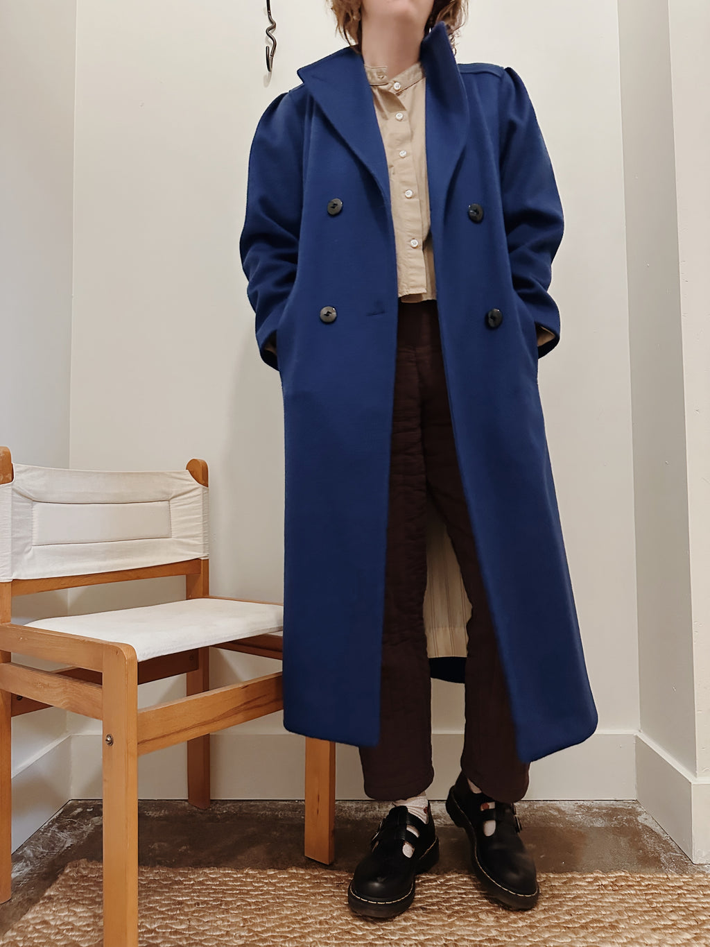 Wool Overcoat - Royal