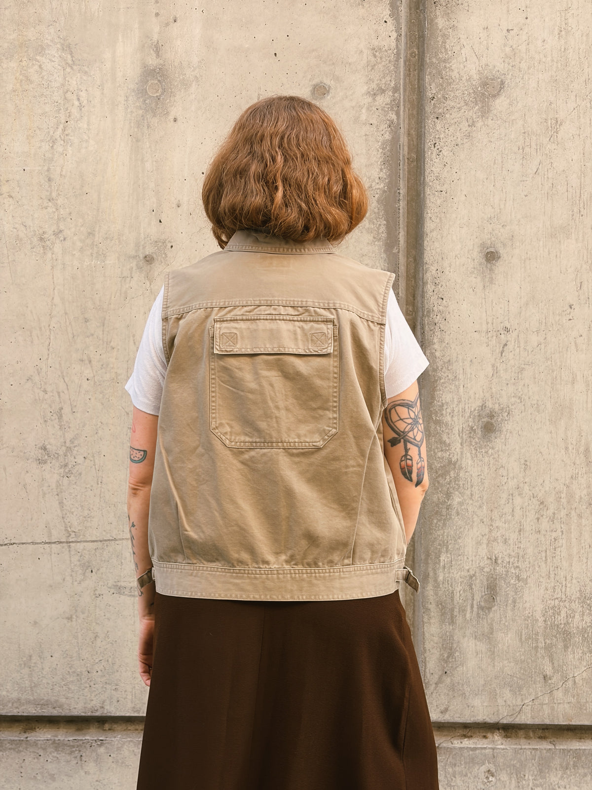 Utility Vest with Back Pocket