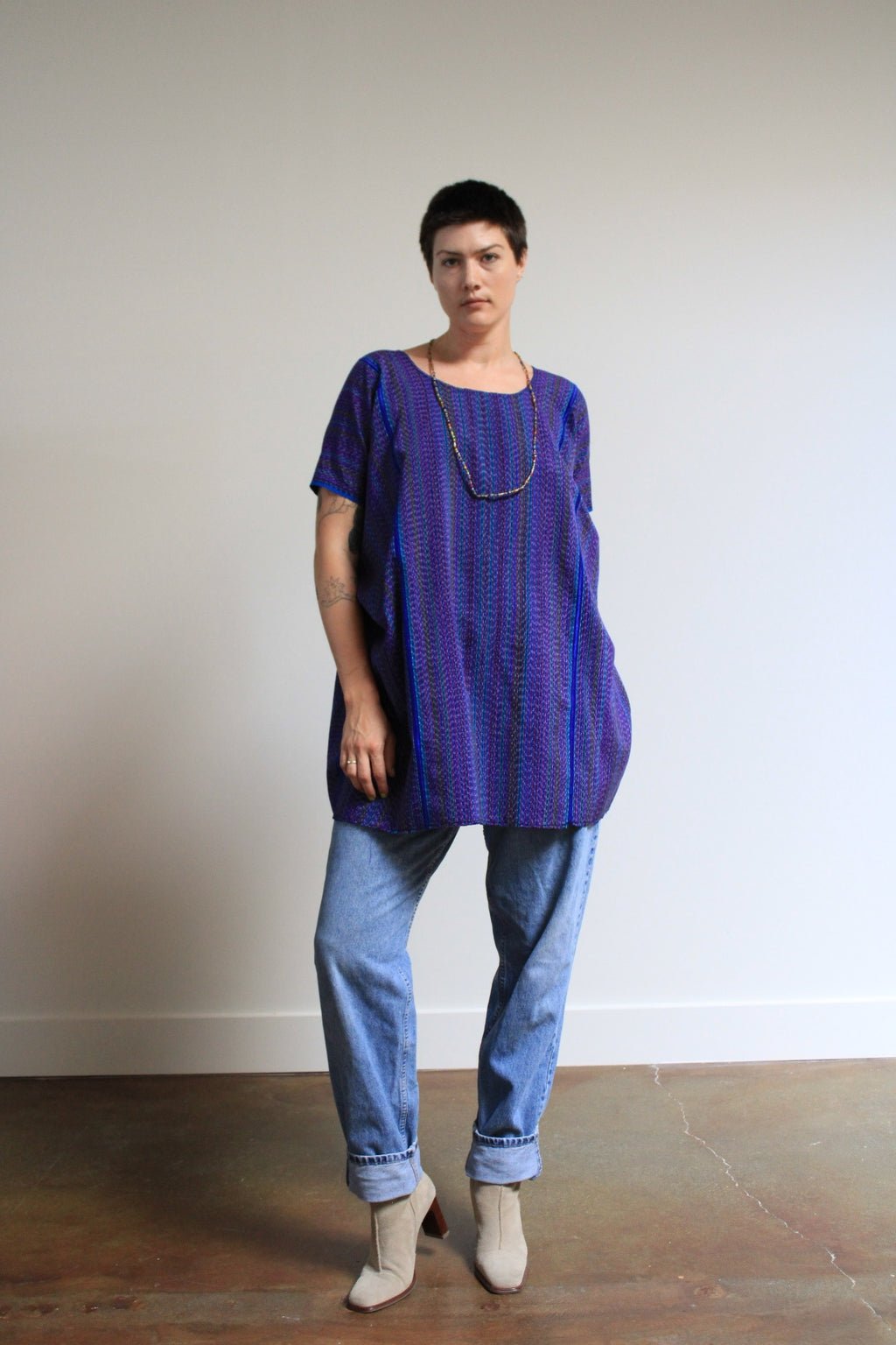 Woven Huipil Tunic