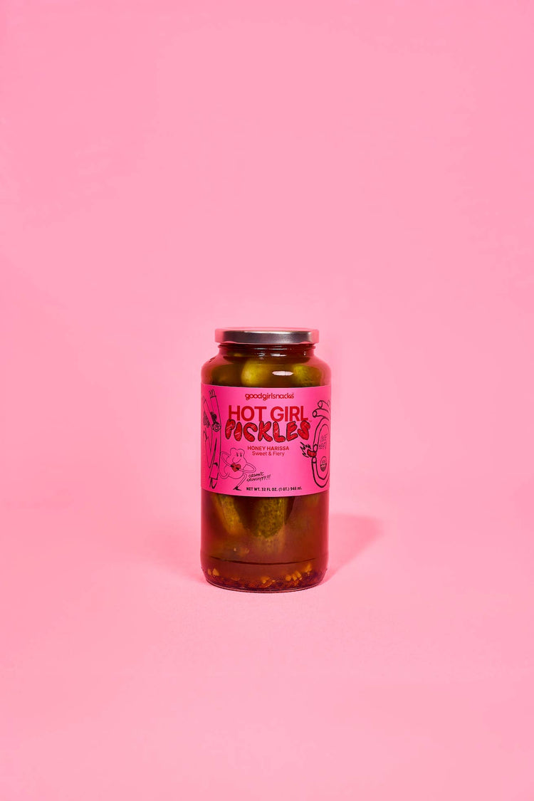 Honey Harissa Pickles