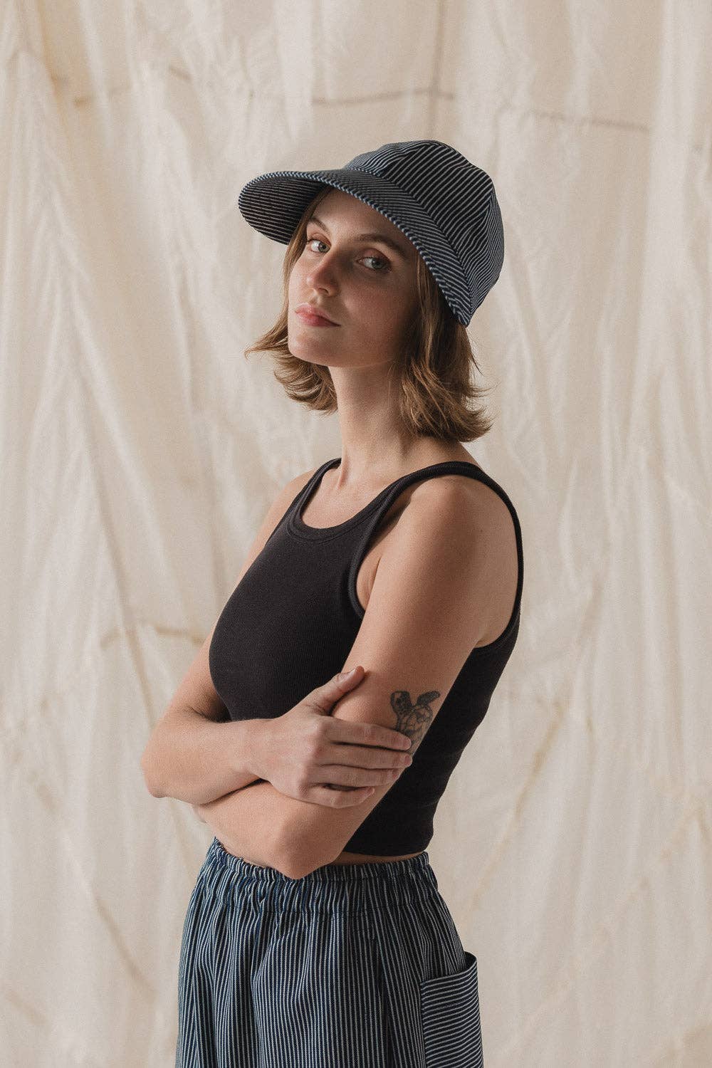 Soleil Hat in Hickory Stripe