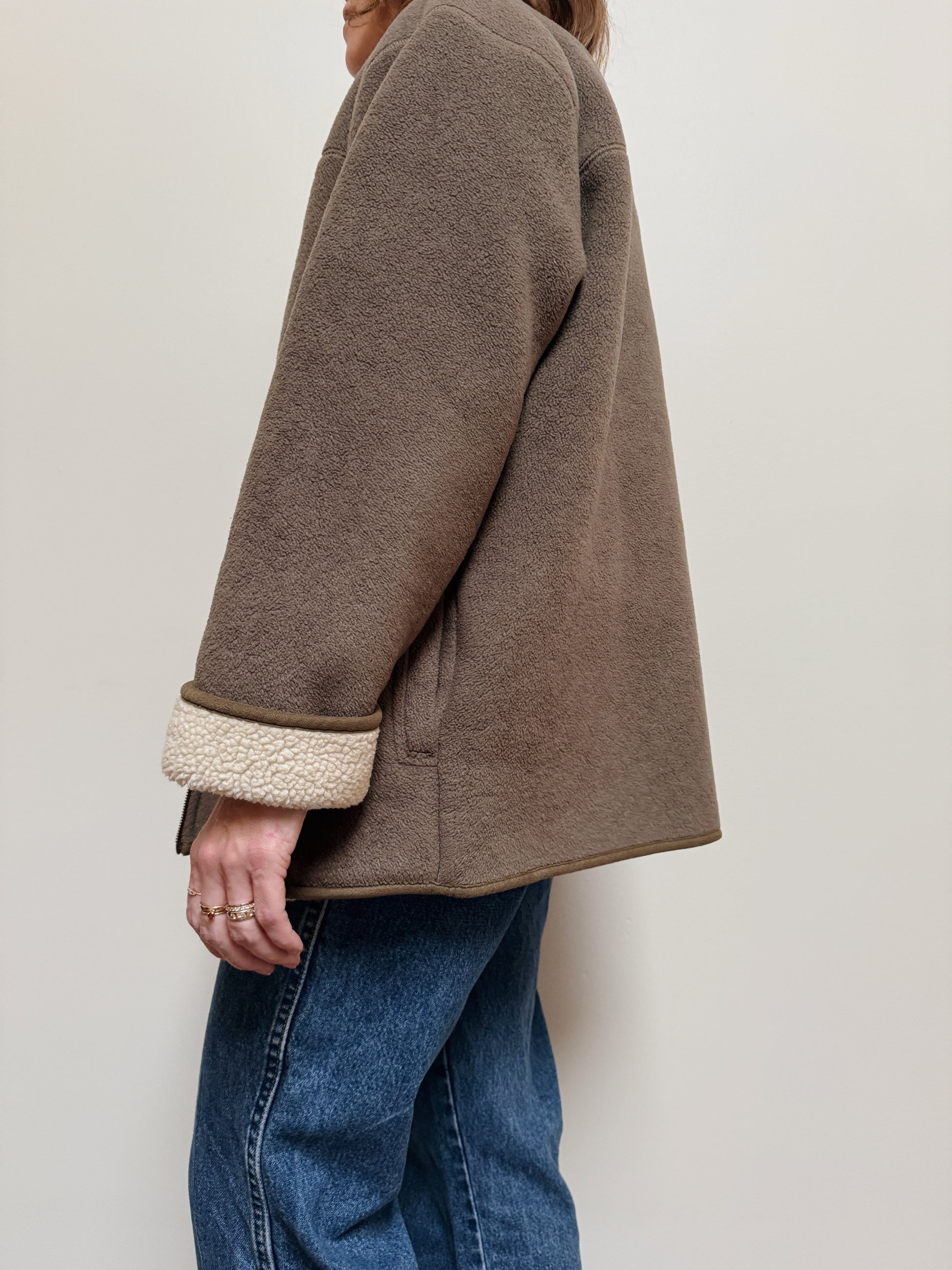 Green Fleece Zip