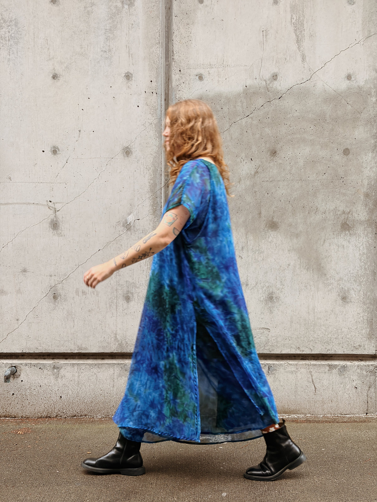 Two Layer Watercolor Maxi