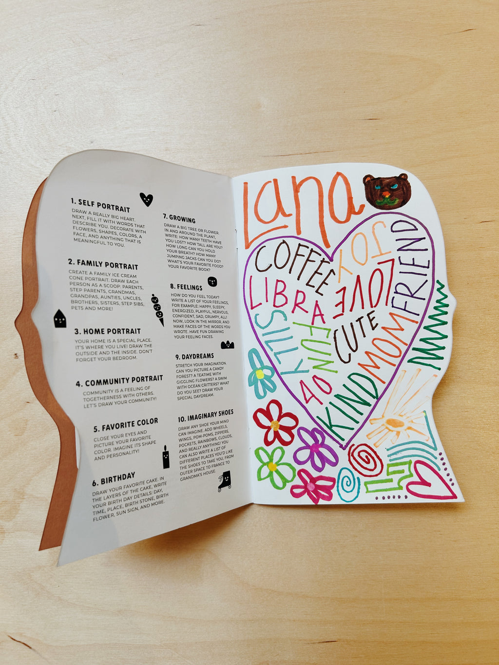 My Book About Me Coloring Journal