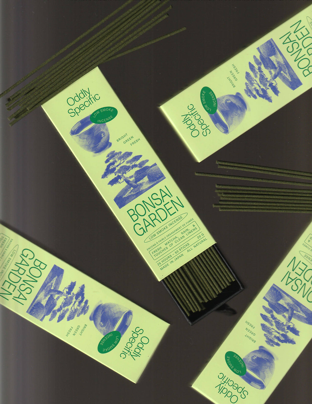 Bonsai Garden | Low Smoke Incense, Made in Japan, Natural