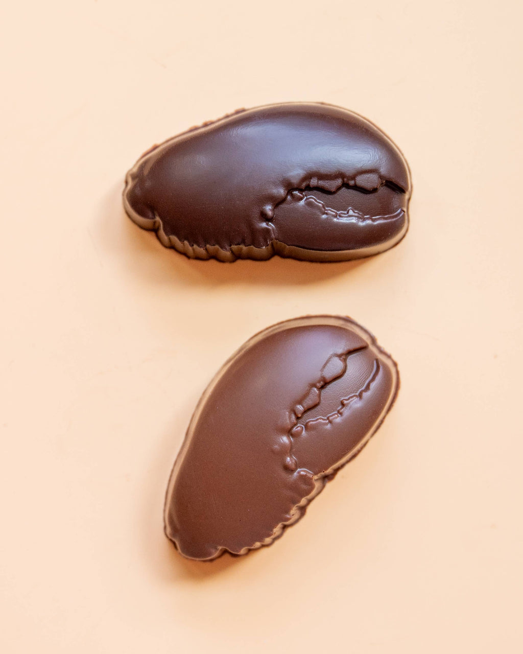 Dark Chocolate Peanut Butter Ganache Lobster Claws