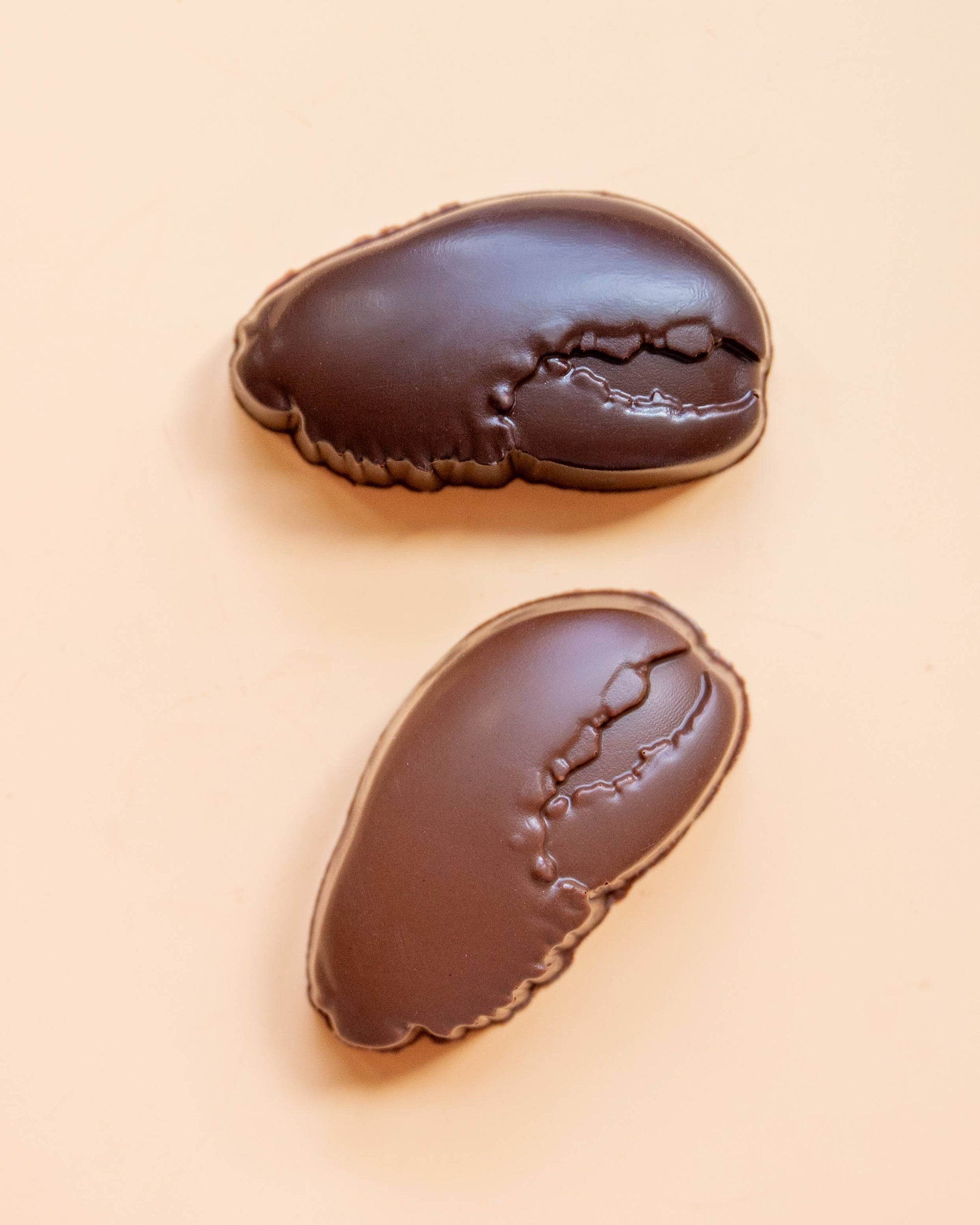 Dark Chocolate Peanut Butter Ganache Lobster Claws