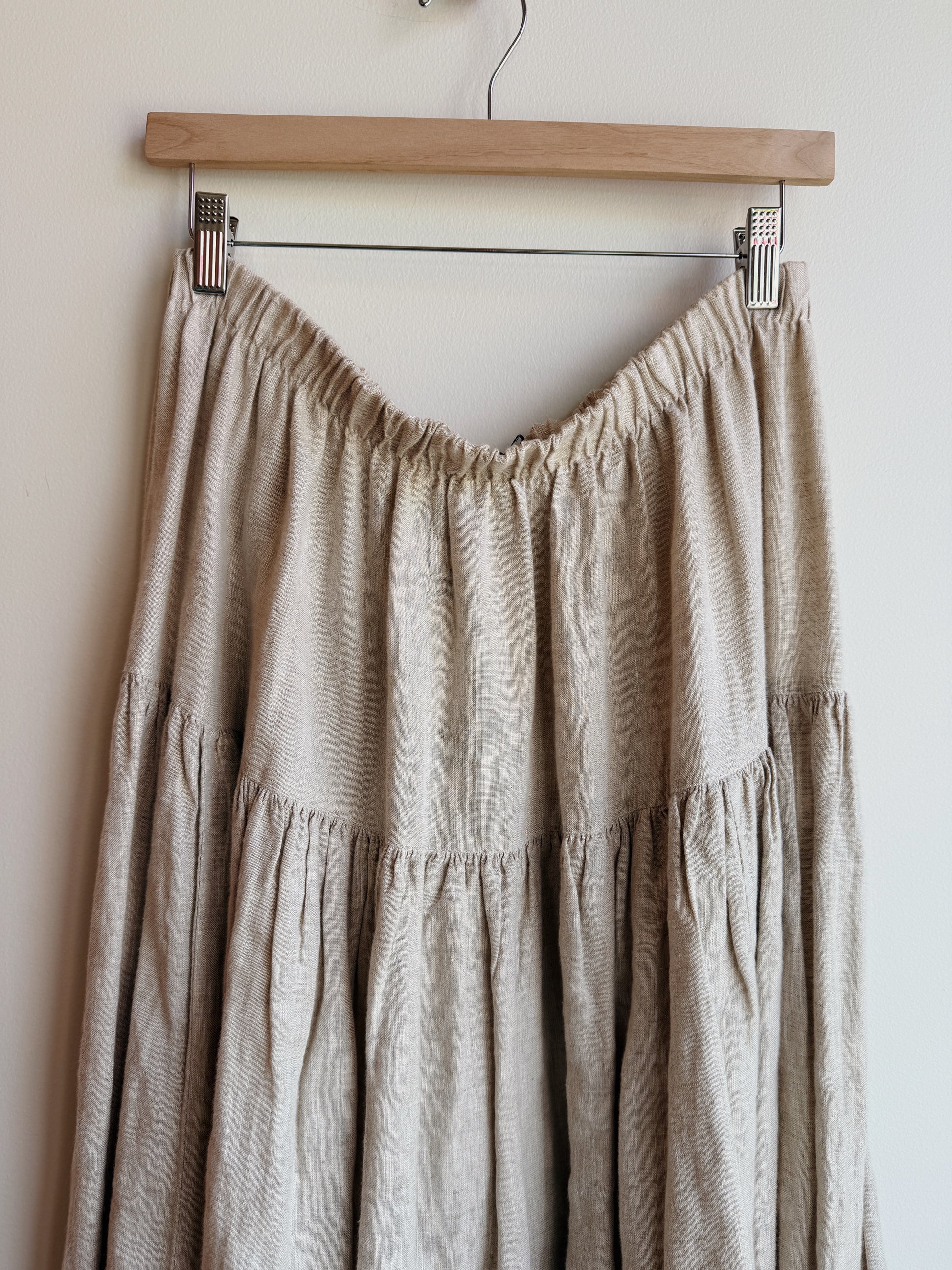 Oat Linen Skirt