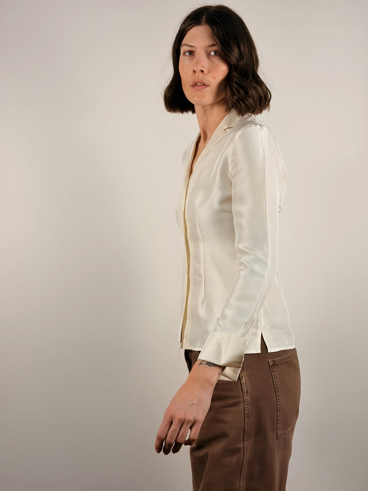 Silk Tailored Blouse