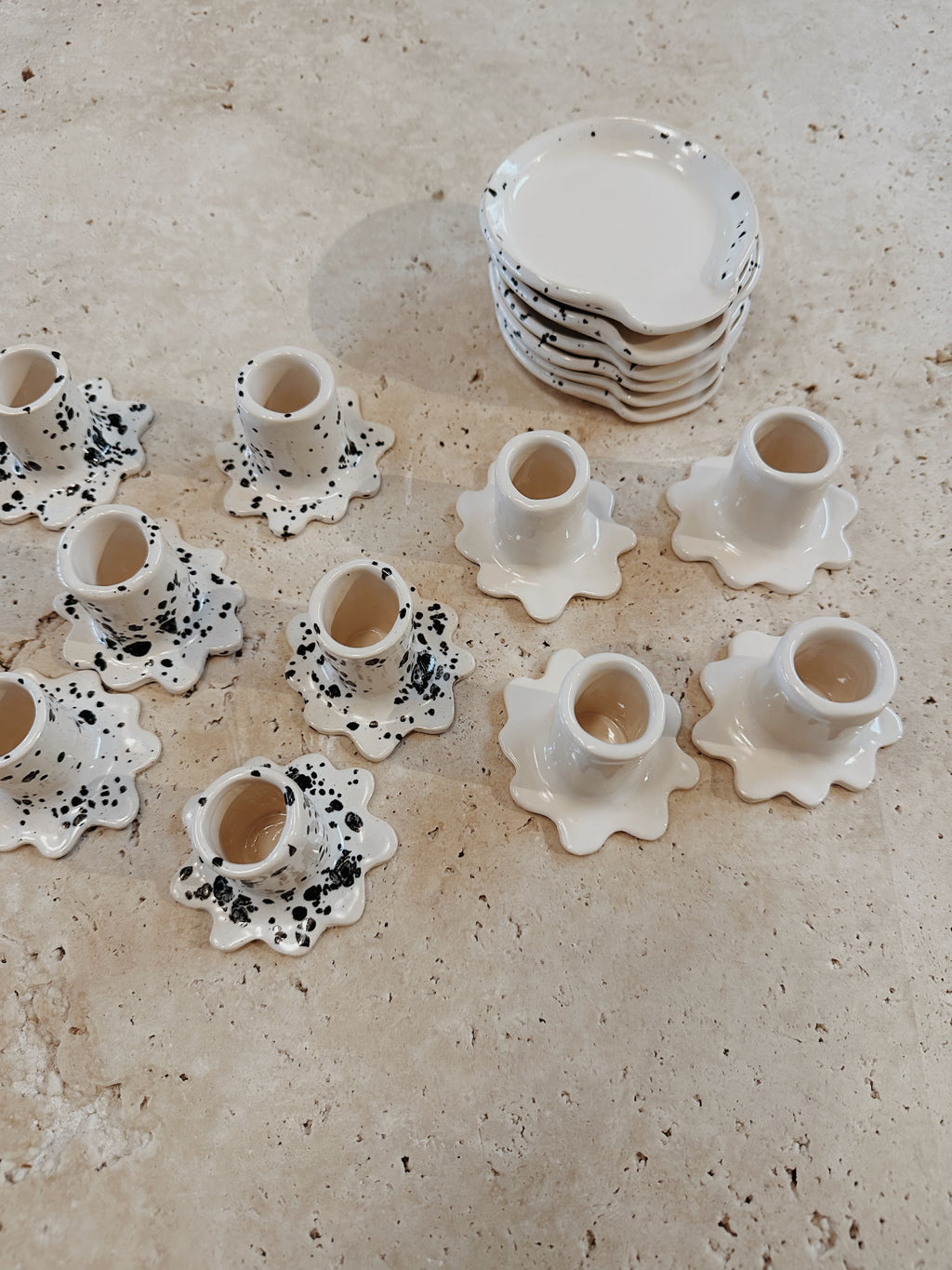 White Candlestick Holder
