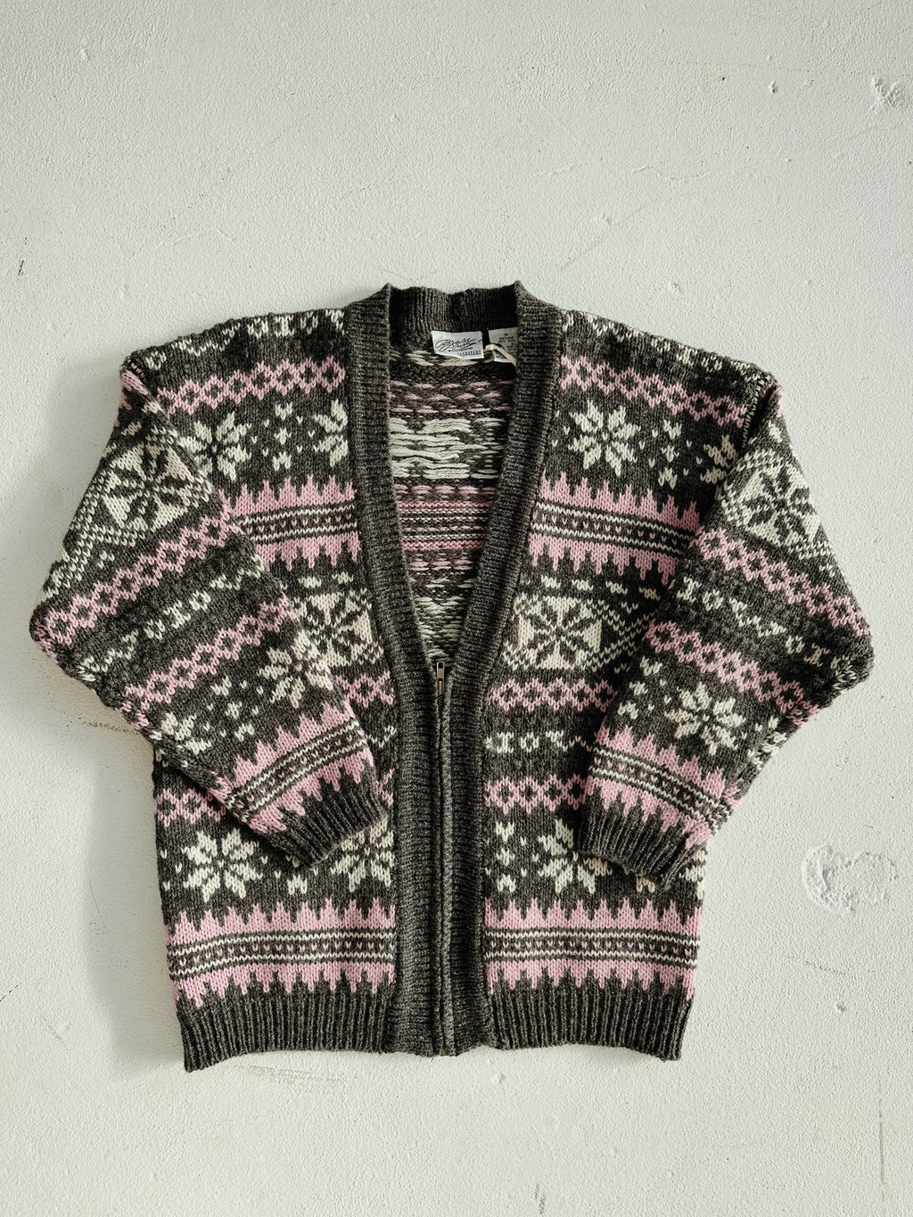 Fairisle Shetland Wool Cardigan