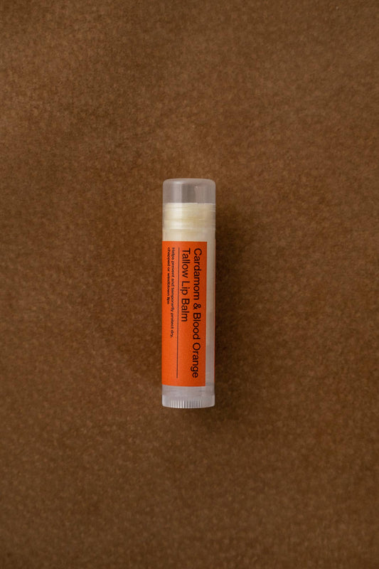 Cardamom & Blood Orange Lip Balm- Regenerative Tallow™