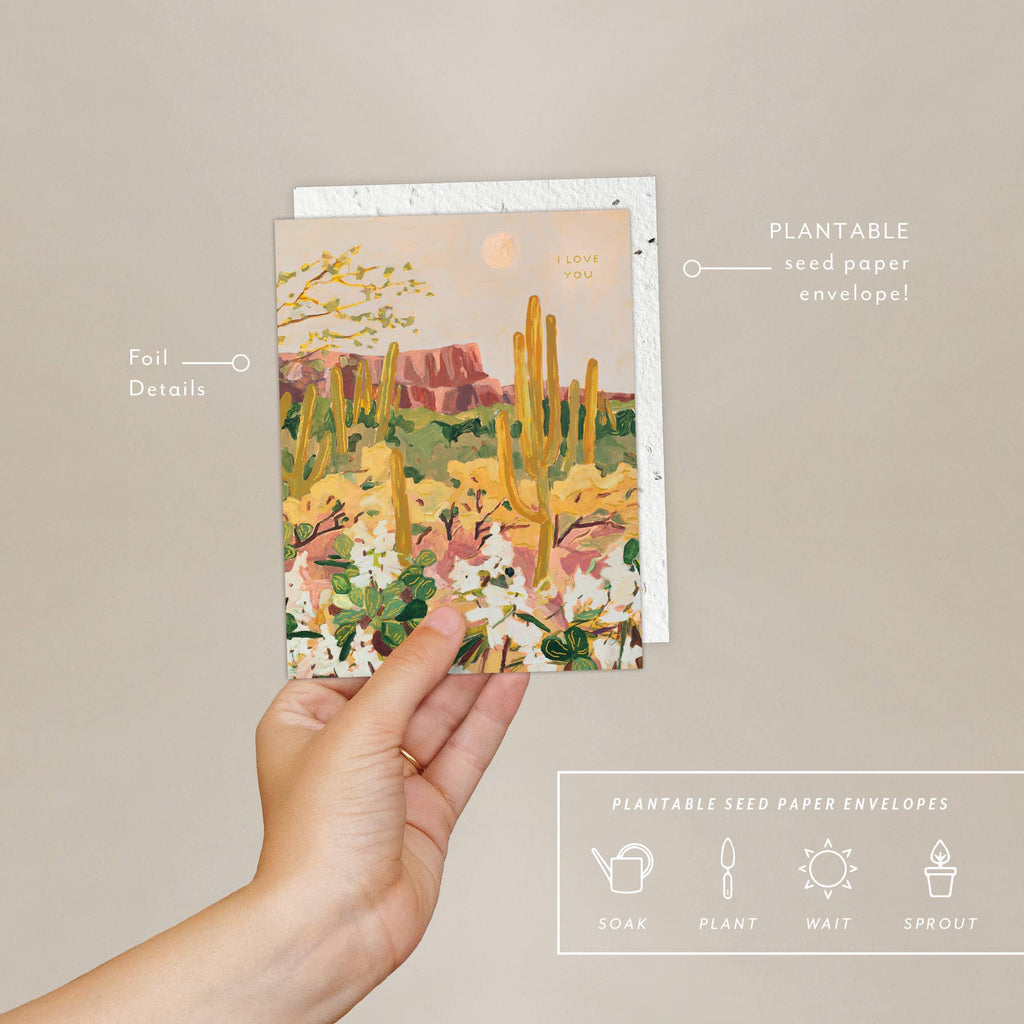 Desert Moonlight - Love + Friendship Card