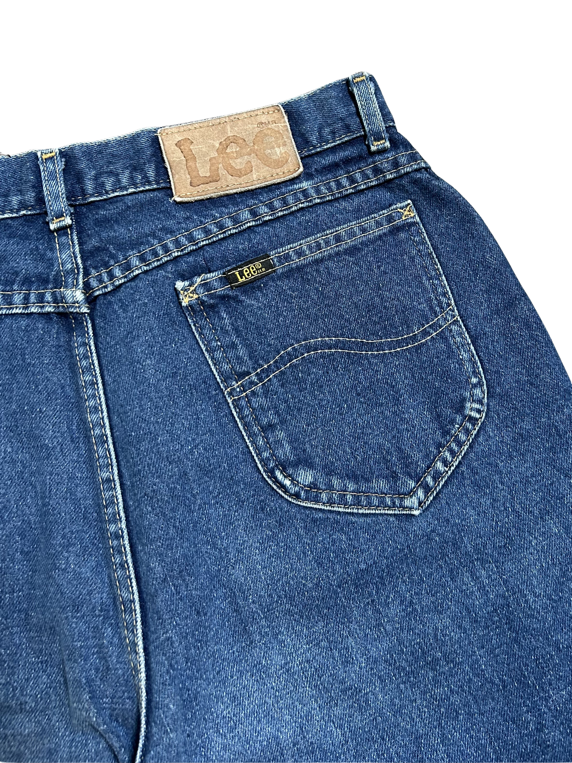 Lee dark wash high waisted jeans