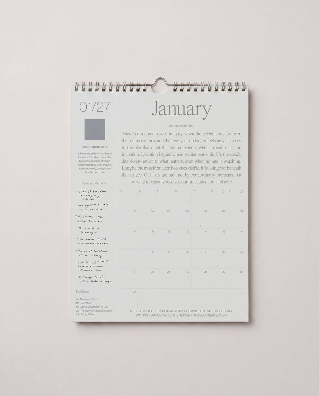 2027 Intentional Calendar
