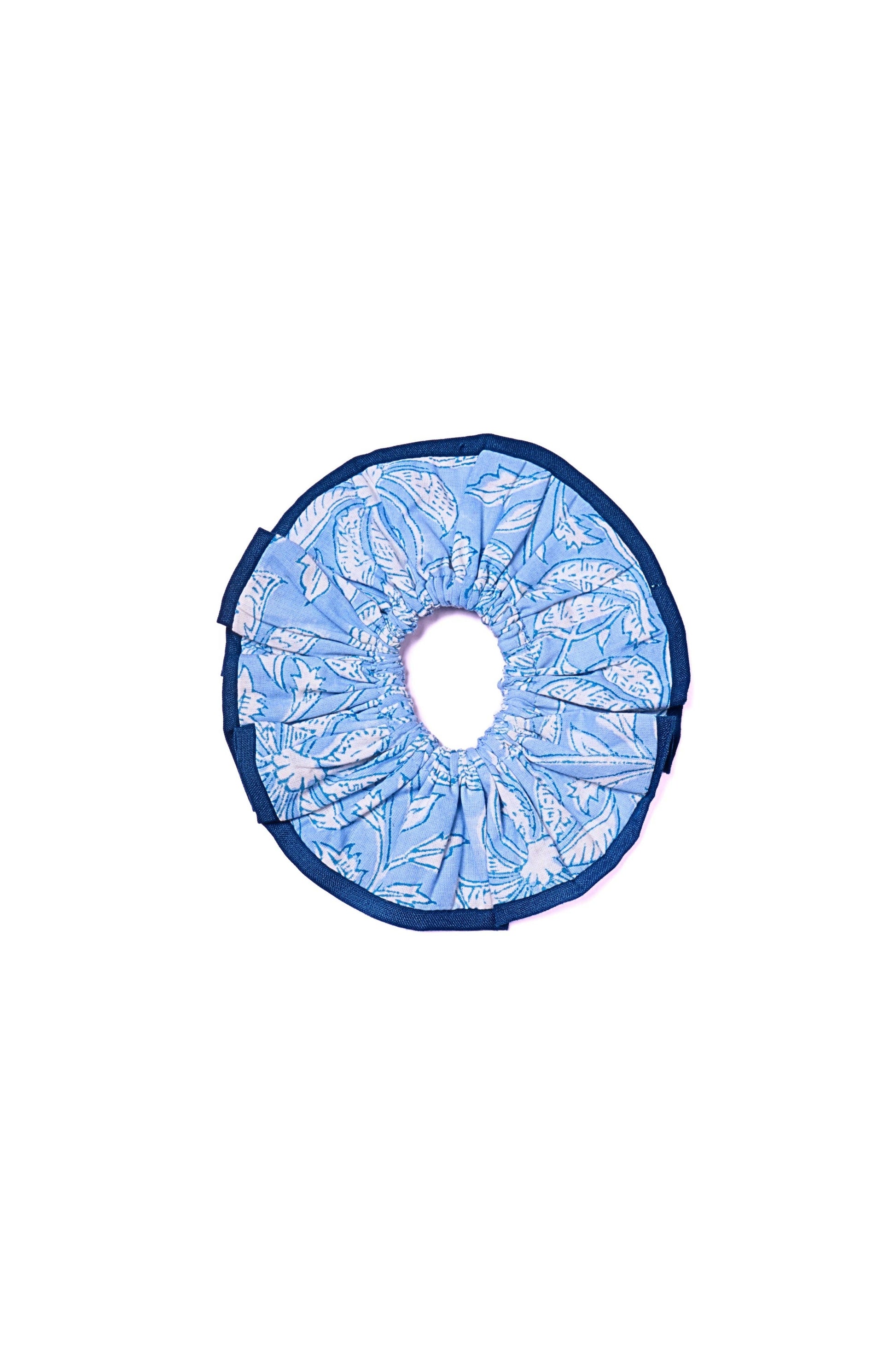 Blue Charleston Scrunchie Set